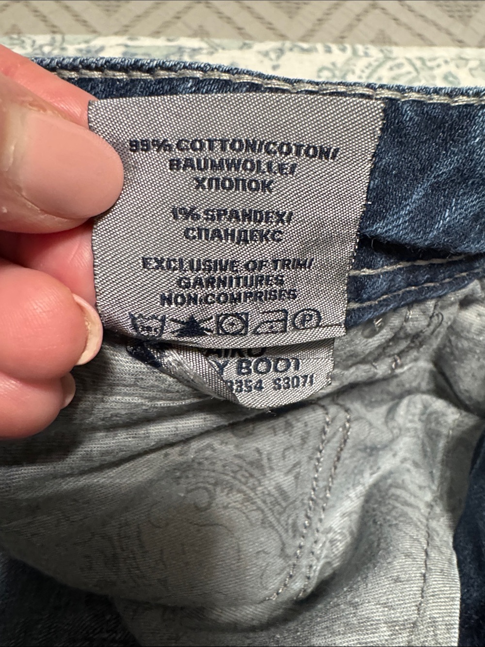 SILVER JEANS Aiko Baby Boot size 16 - Picture 6 of 6
